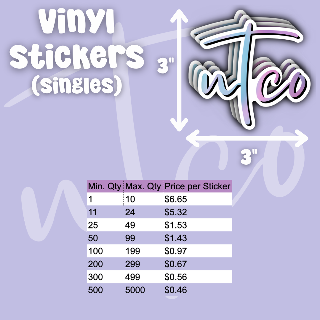 Vinyl Stickers by Volume