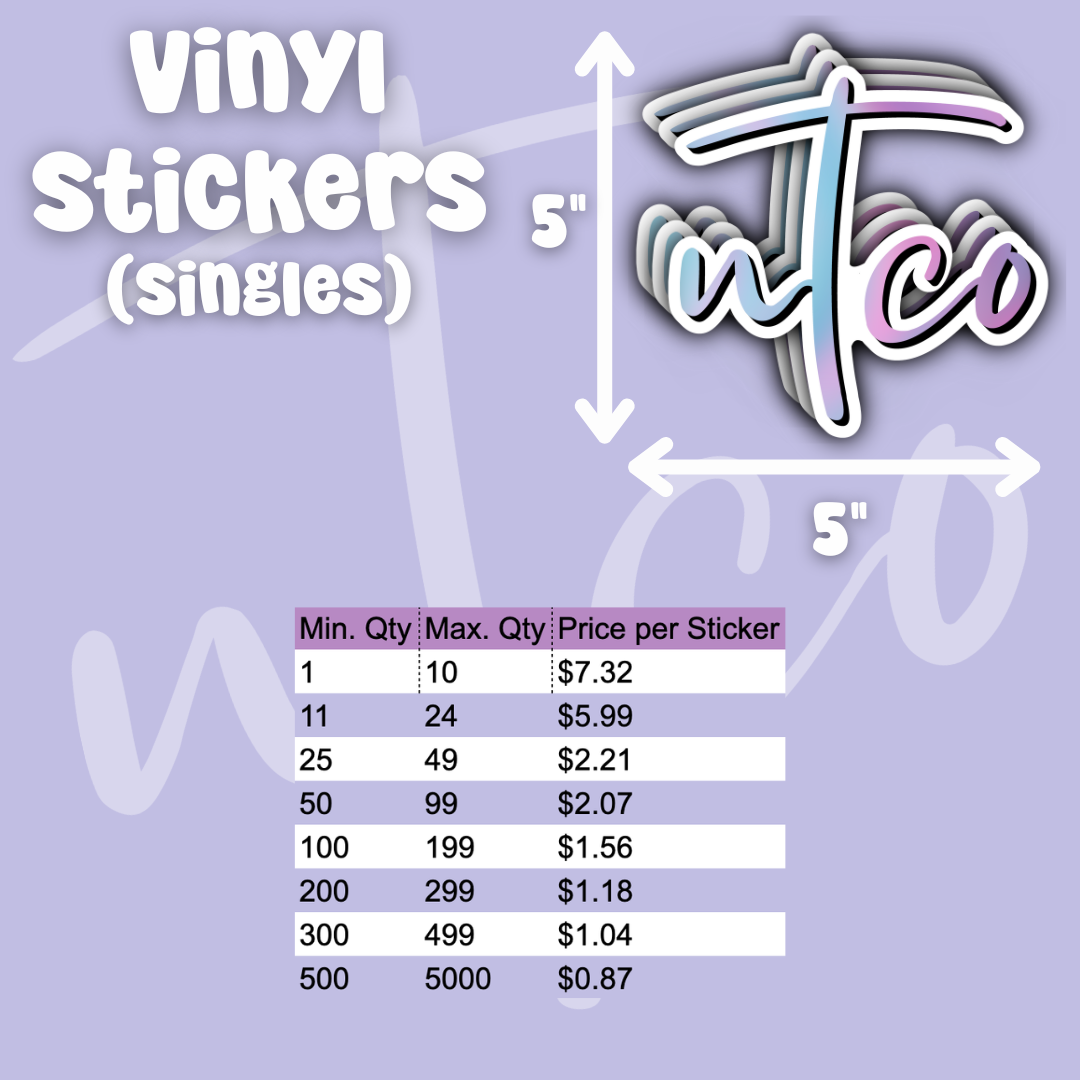 Vinyl Stickers by Volume