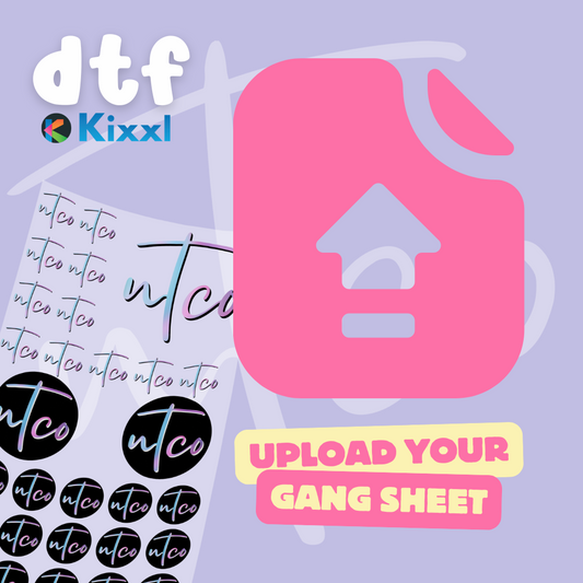 Upload your DTF Gang Sheet