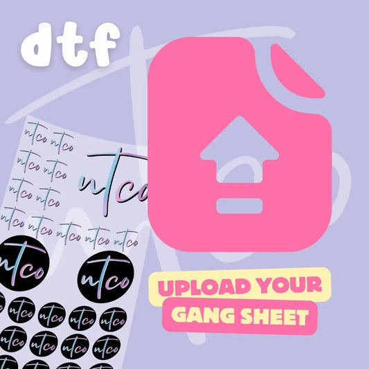 Upload your DTF Gang Sheet
